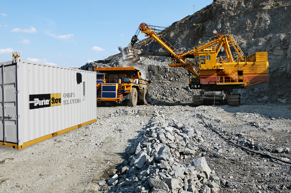 Parker Hydraulic Mining Site New Container